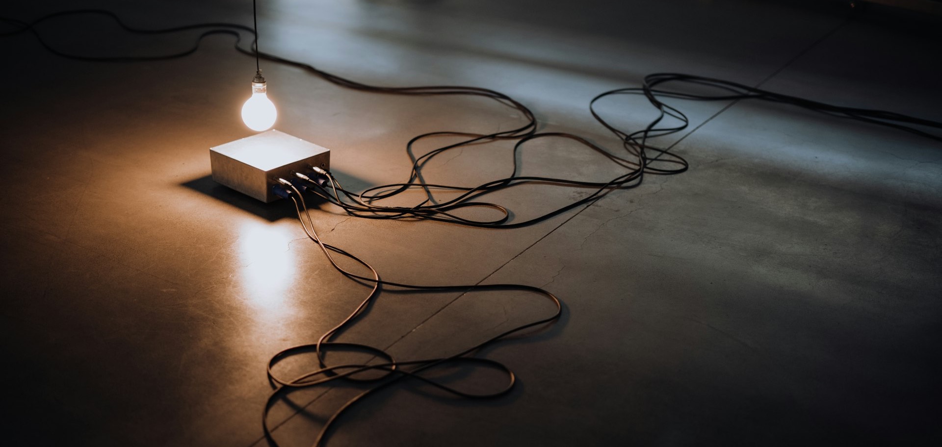 black and white electric wires