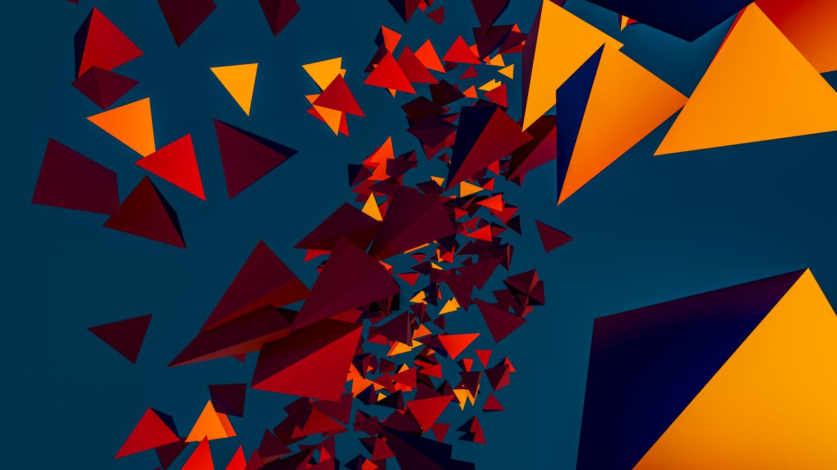 abstrait, arrière-plan bleu, art